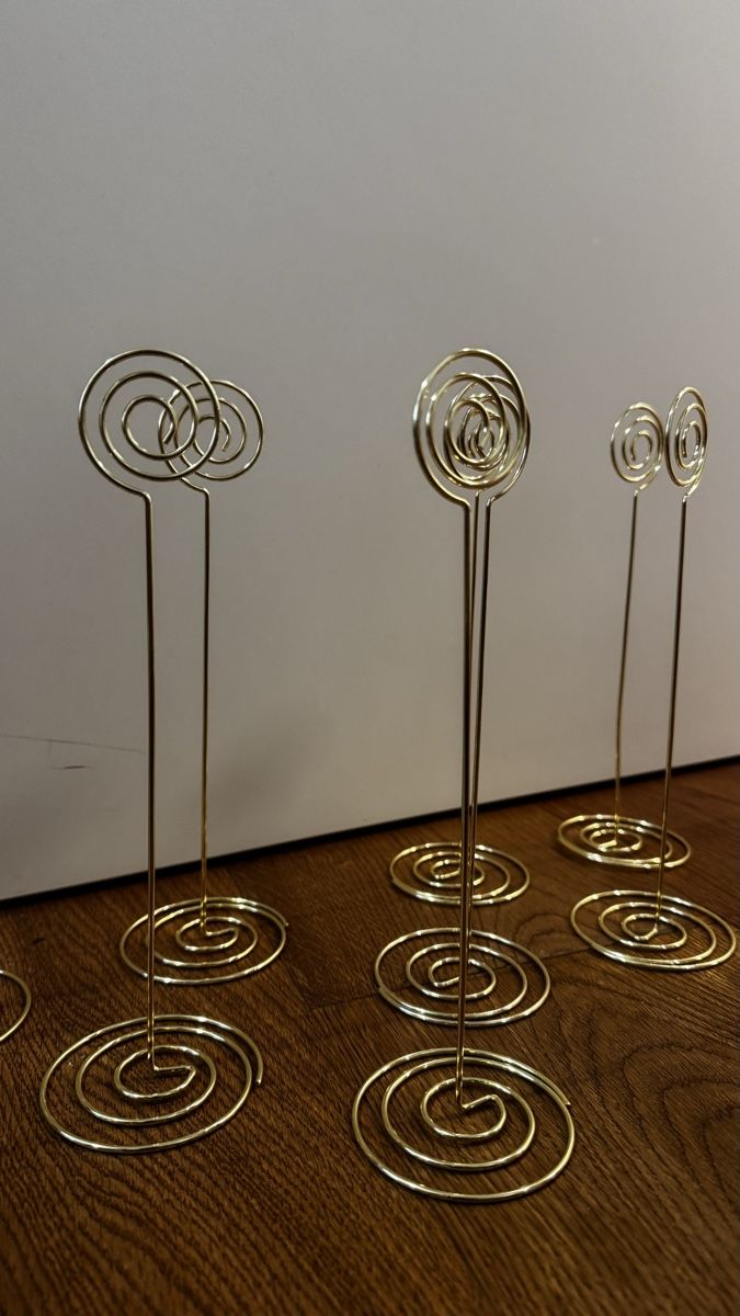 Tutte le decorazioni: Goldene Tischkartenhalter  10 Stück – Nuovo (secondo la descrizione) da Vaduz venduto da chiara.brtlm 1