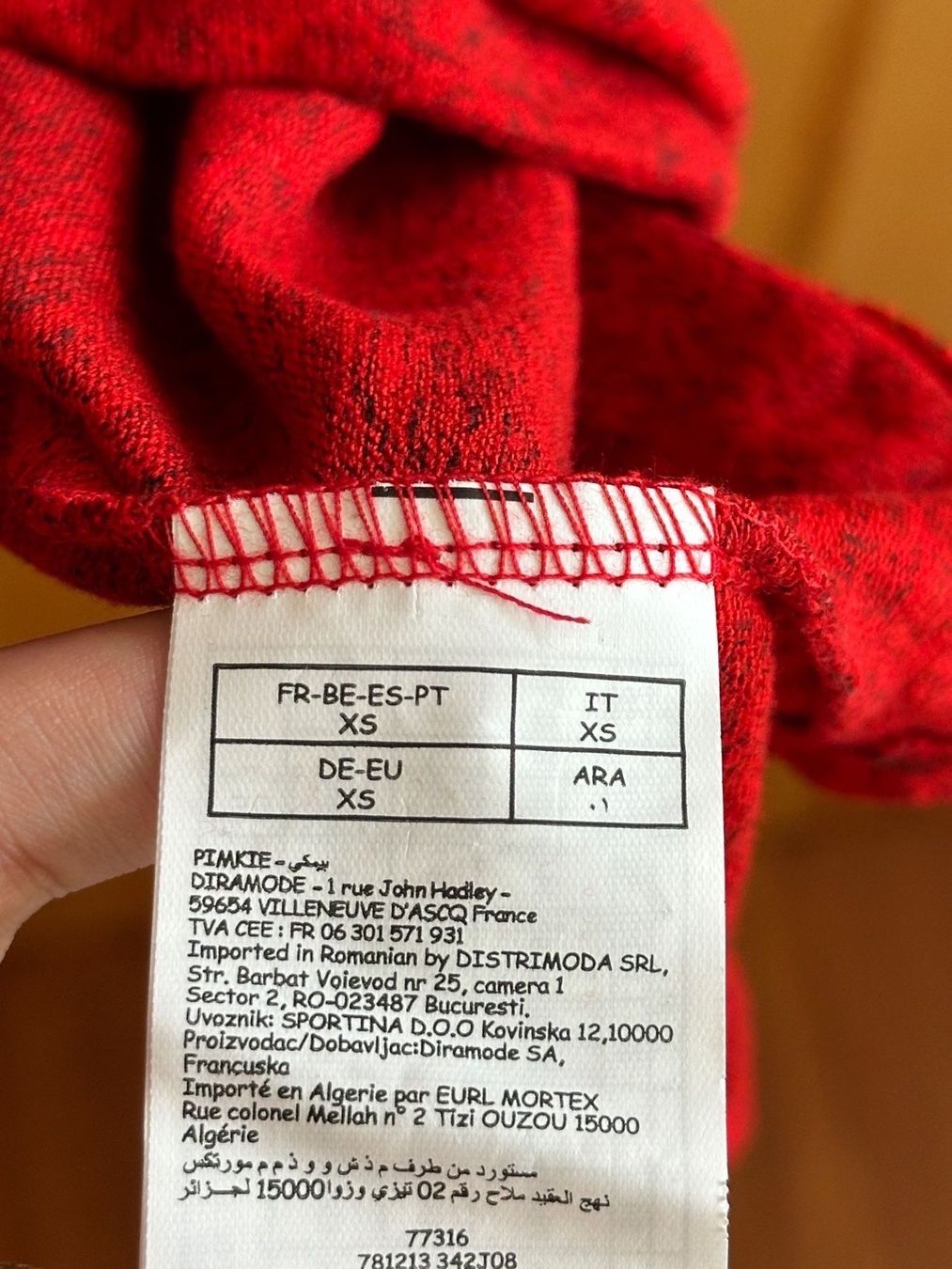 Kleider: Rotes langärmiges Kleid – Neu (gemäss Beschreibung) aus Schlieren von car_2bwb 3