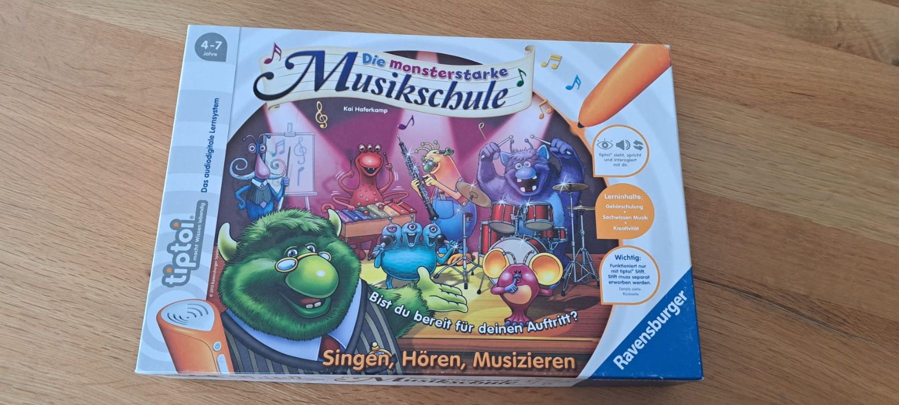 Ravensburger Giochi: Die monsterstarke Musikschule - Tiptoi Spiel – Usato da Altnau venduto da giro74
