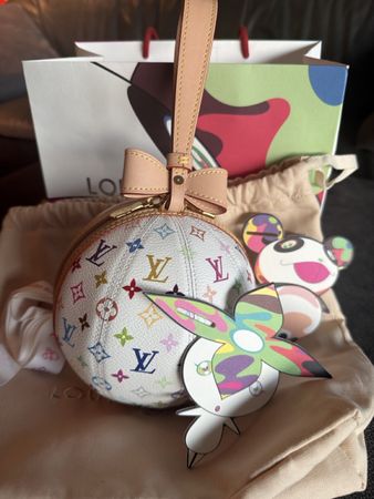 Louis Vuitton Pre-Owned × Takashi Murakami Koro Koro "White"