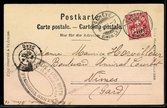 Cartes postales: AK Genf, Kollegium – D'occasion à Berlin par bartko-reher 1