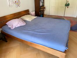 Lit Pfister lattes 160 x 200 / matelas Johann Jacob