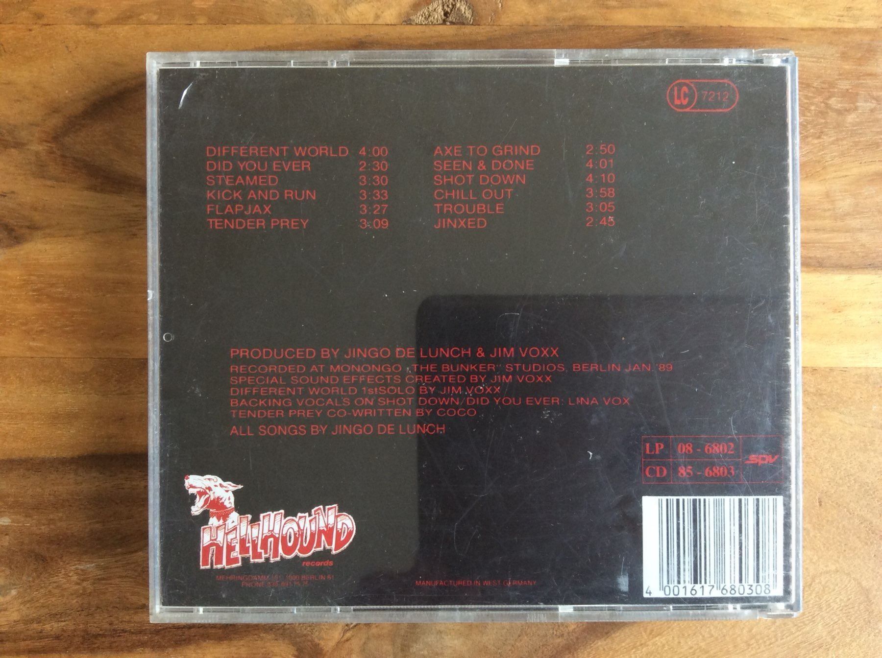 CD: CD Jingo The Lunch - Axe To Grind – Usato da Horgen venduto da flyingpenguin2000 2