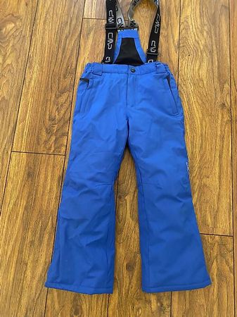 Pantalon de ski bleu pour enfants taille 128
