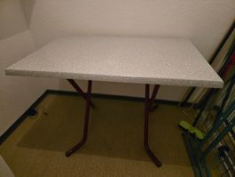 Klapptisch, Tisch, Beistelltisch, Grau, Stabil, Top Zustand