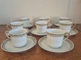 8 tasses+sous tasses prochaine Limoge M2.