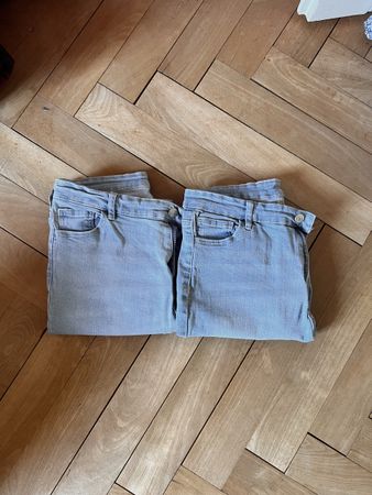 2x Lefties Damen Jeans Hellblau Gr. 38