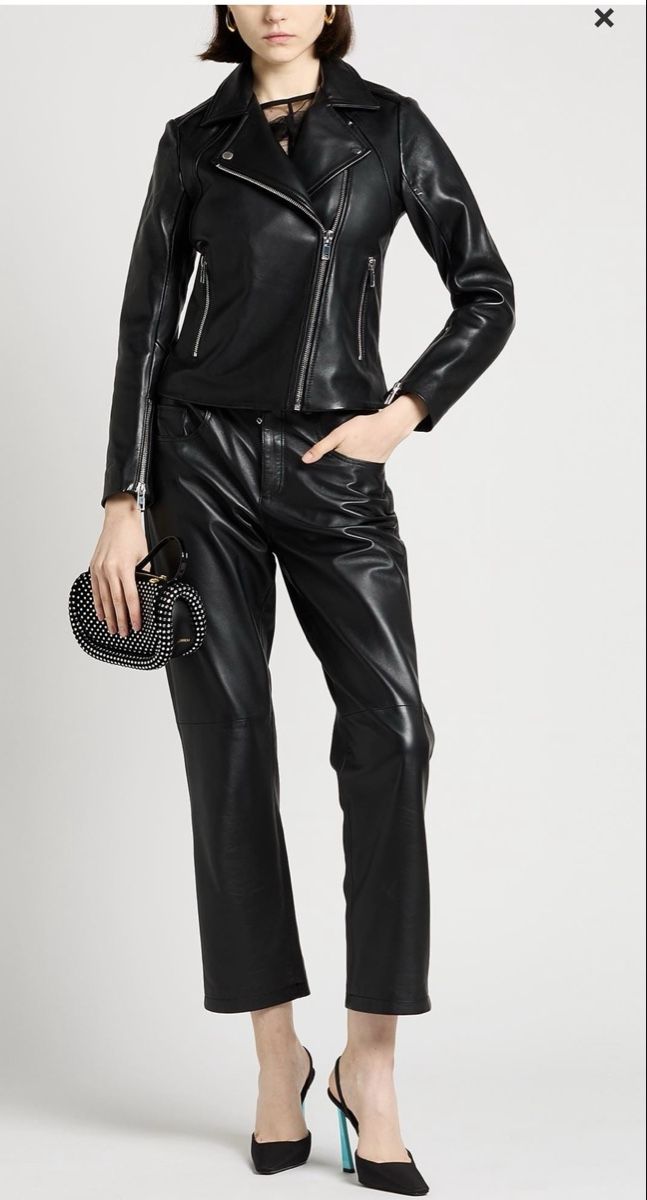 Sandro Giacche: Sandro leather jacket NEW!! Size 1 – Nuovo e nell'imballaggio originale da Geneve venduto da iri_dr5s 6