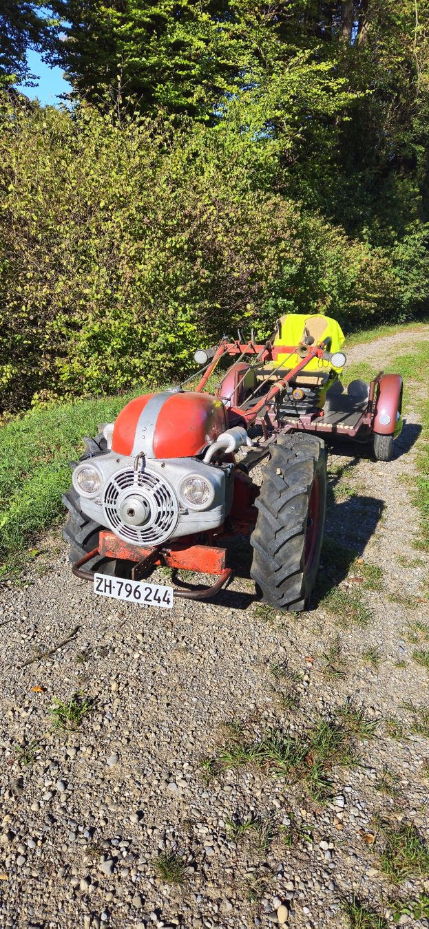 Bucher Trattori: Bucher KT10 mit Nachlaufwagen – Usato da Nürensdorf venduto da salibeer 1