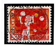 Pro Juventute J196 Vollstempel Basel 27