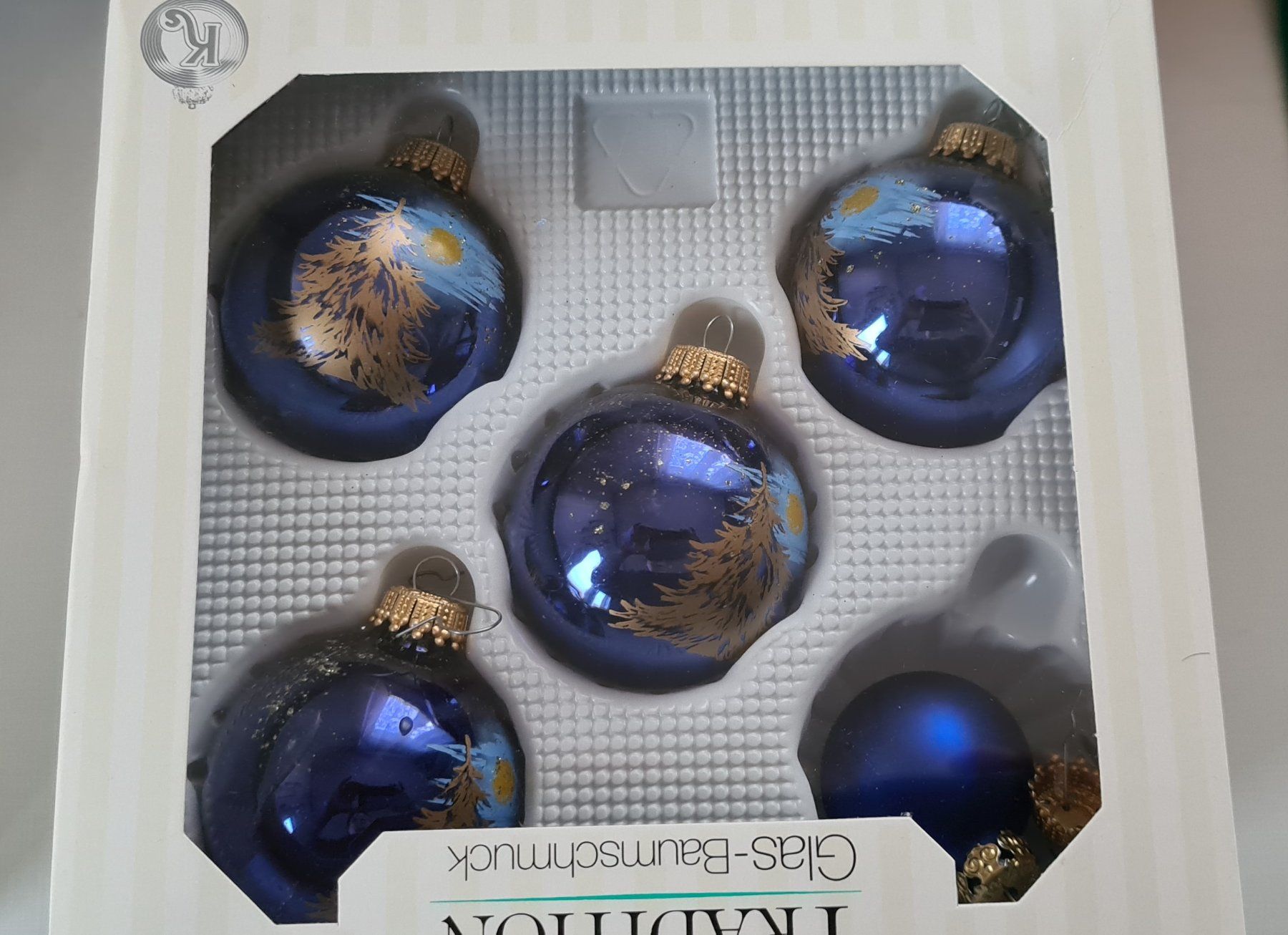 Tutte le decorazioni: Weihnachtsbaum Schmuck blau/silbern, Kugeln, Lametta, ect – Usato da Immensee venduto da Meitli2 1