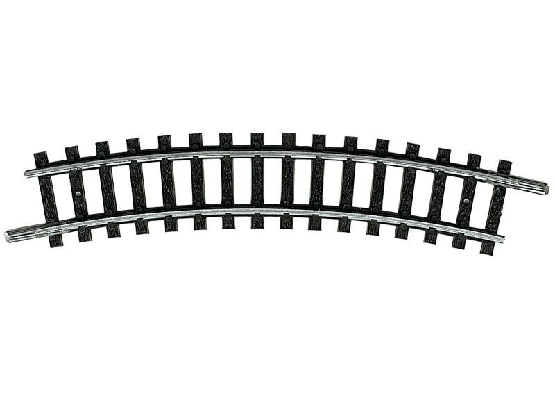 Modellini di ferrovie: Minitrix 14914 Gebogenes Gleis R1 24° – Nuovo e nell'imballaggio originale da Oberurnen venduto da Zueger_Modellbahnen