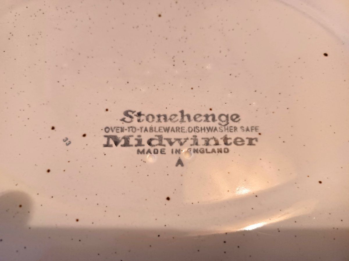 Piatti di portata: Vintage Sun Stonehenge Midwinter Platte 30cm -E68 – Usato da Morges venduto da vimajes12 3