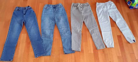 4er Hose-Set für Jungs, Grösse 152 - Jeans & Jogging 👖