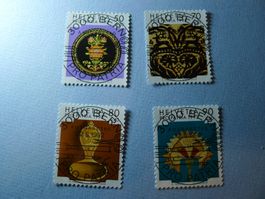 1992 Pro Patria Volkskunst B235-238 ET Vollstempel