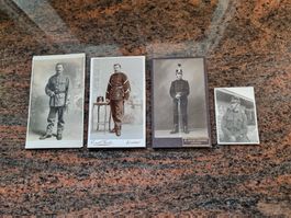 Alte Armee Fotos Schweiz, Soldaten Portraits, Konvolut, S...