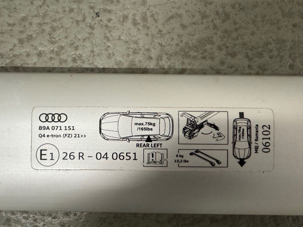 Dachboxen: Original Audi Dachträger + Dachbox – für Audi Q4 e-tron – Gebraucht aus Liebefeld von Alsager 8