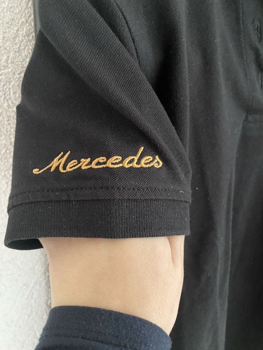 Polo-Shirts: Polo noir Mercedes – Gebraucht aus Essertines-Yverdon von Alice977 2