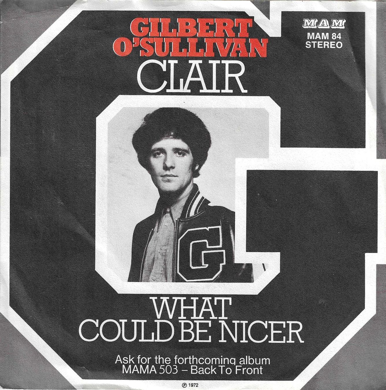 Schallplatten: Gilbert O'Sullivan - Clair – Gebraucht aus Savagnier von Ne2065