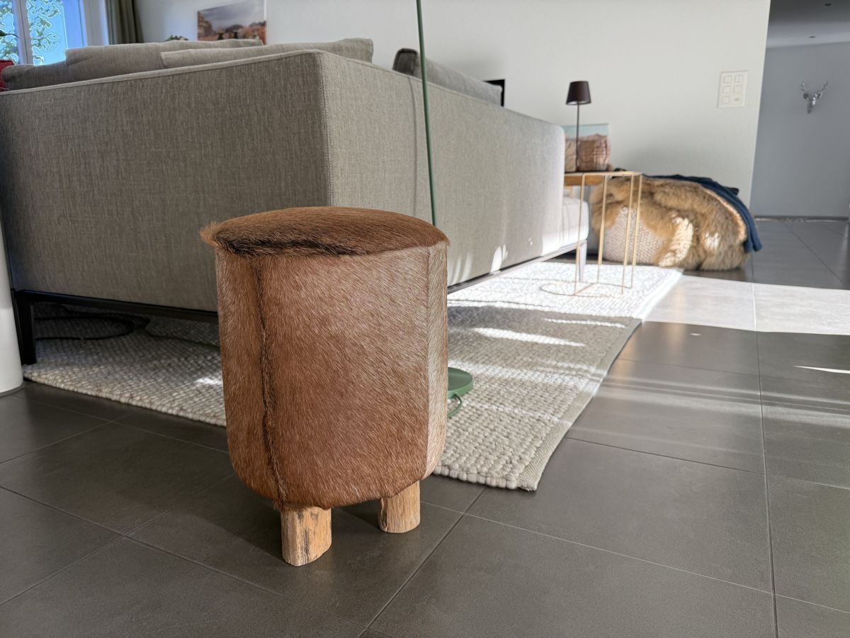 Sgabelli: Hocker aus Fell – Usato da Winterthur venduto da JuHoCh 1