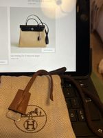 Charm Hermès Cuir Naturel, Neuf, Avec Sac! (5