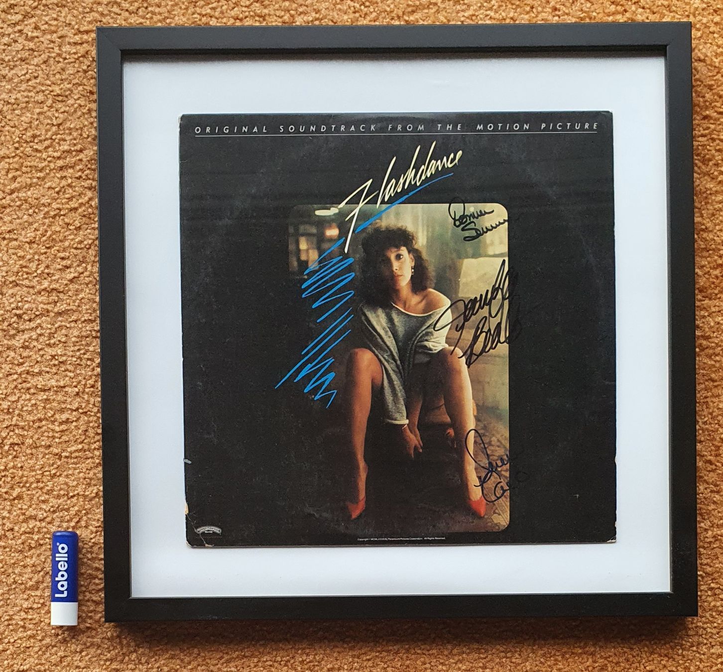 Schallplatten: Orig. Flashdance LP mit J. Beals, D. Summer + I. Cara Sig. – Neu (gemäss Beschreibung) aus Feldbach von gardenmagic