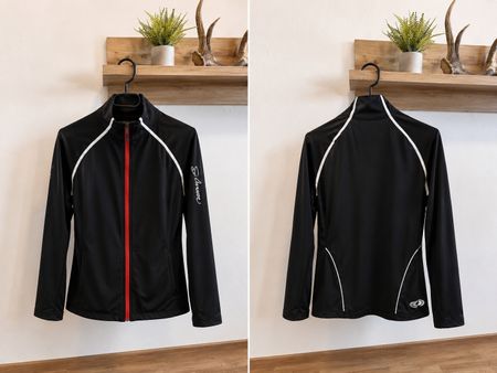 Damen Trainingsjacke schwarz Grösse M Salomon