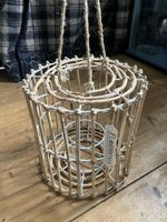 Laterne/Windlicht aus Rattan, Boho Stil, Top Zustand!