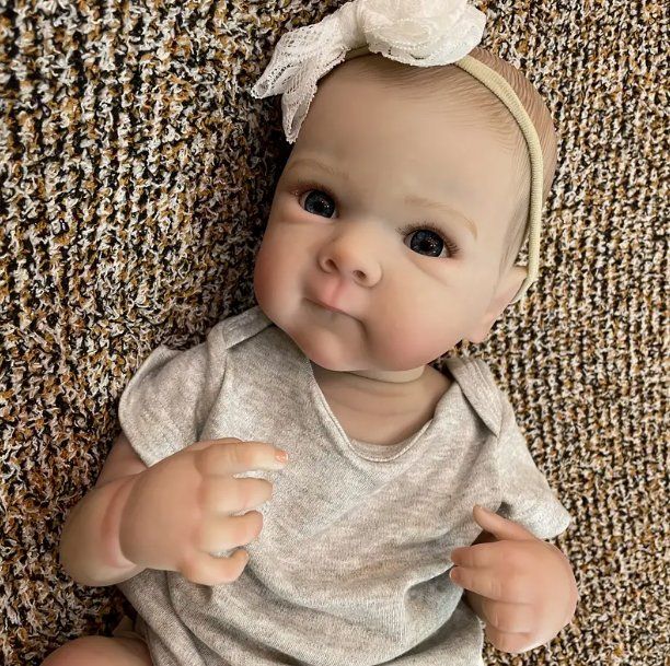 Bambole: Reborn Baby Puppe, lebensecht Mädchen – Nuovo e nell'imballaggio originale da Amriswil venduto da Ravinvida 3