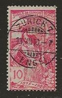 1900 10 Rp. lose, Vollstempel Zürich