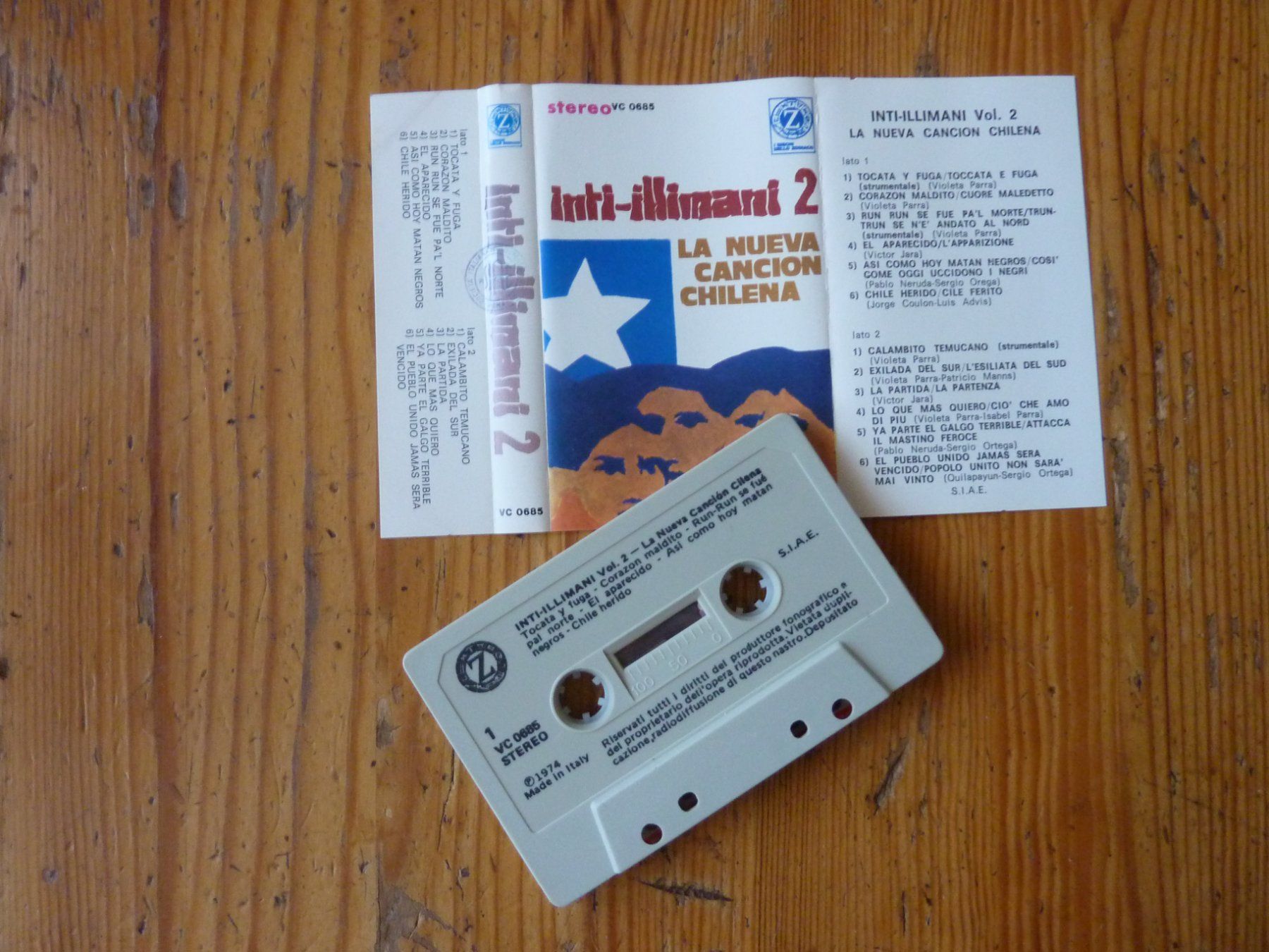 Musicassette: Musikkassette: Inti-Illimani – Usato da Effretikon venduto da Lupari 1