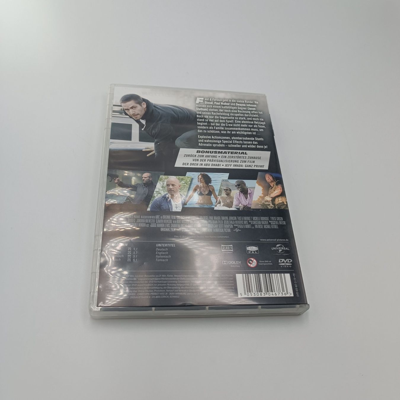 Tutti i DVDs: Fast & Furious 7 DVD – Usato da Schlieren venduto da 2nd-Life 1