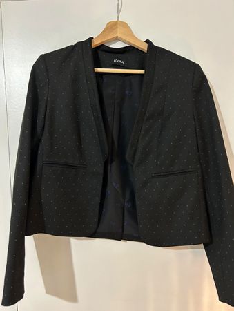 Blazer Kookai Noir à Pois 36