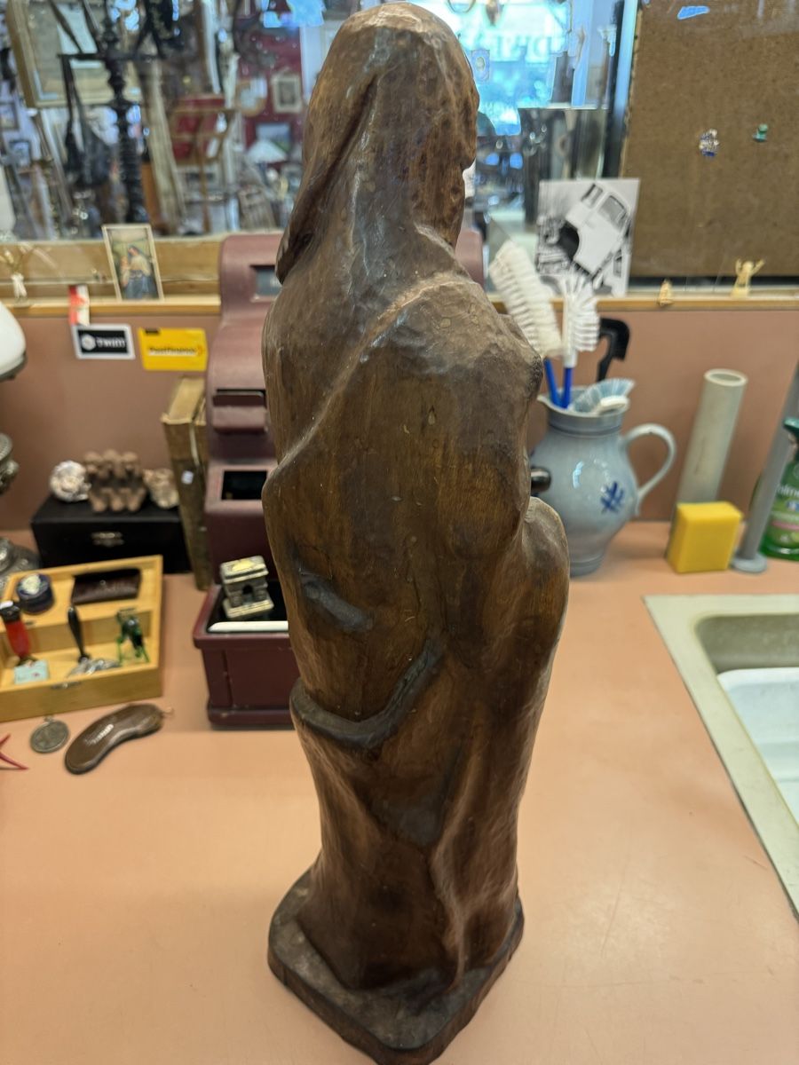 Statuette: Holzfigur Madonna geschnitzt  – Usato da Chur venduto da Meriva0 2