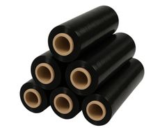 6 x Stretchfolie 50cm 2,5kg 23my schwarz