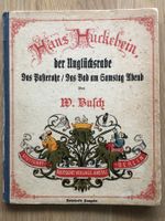 Antikes Kinderbuch: Wilhelm Busch "Hans Huckebein"