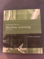 Introduction to Machine Learning – Alpaydin 3rd Edition
