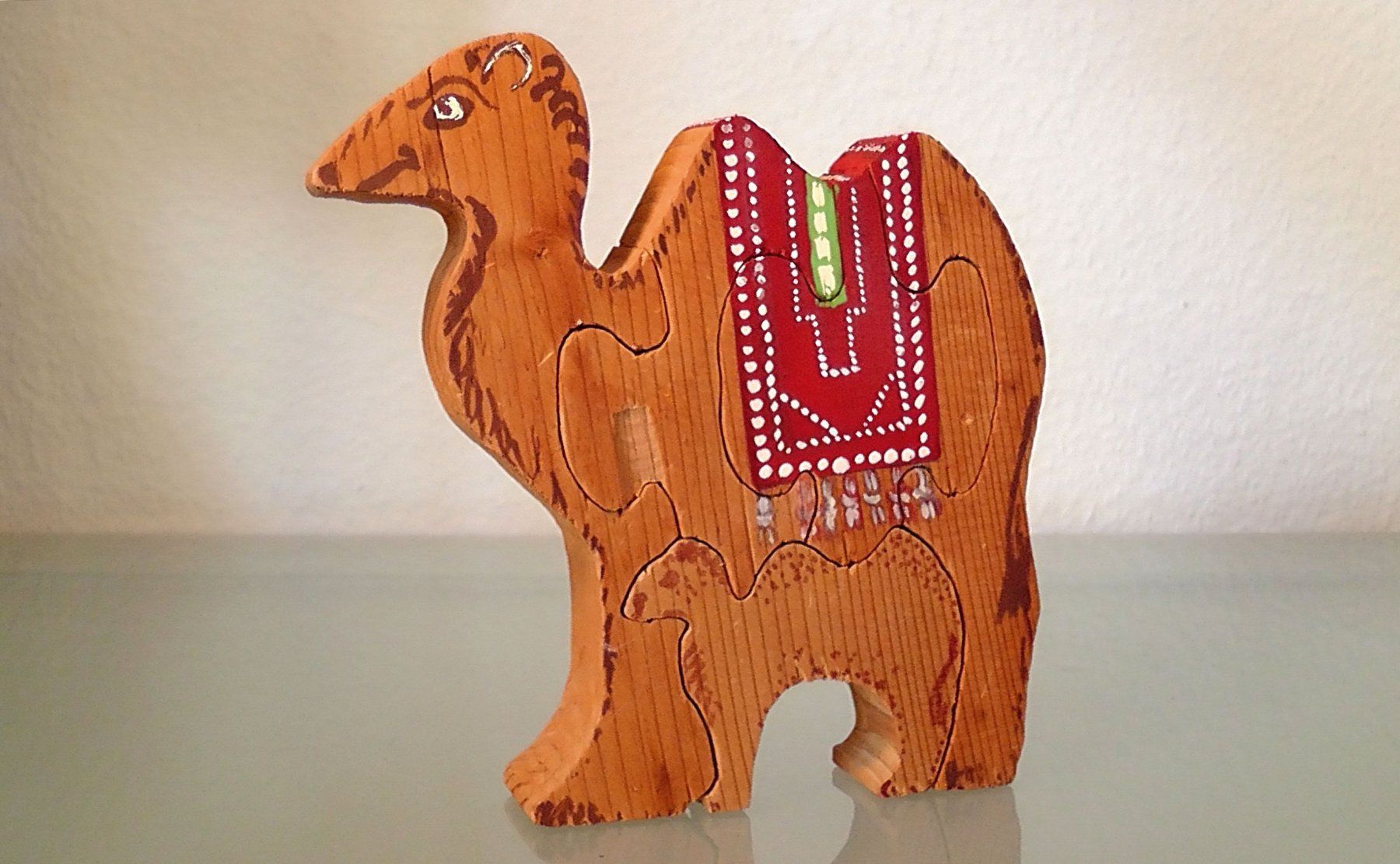 Puzzle: Puzzle aus Holz Kamel 5 Teile Hand made – Usato da Rüti ZH venduto da Prostias