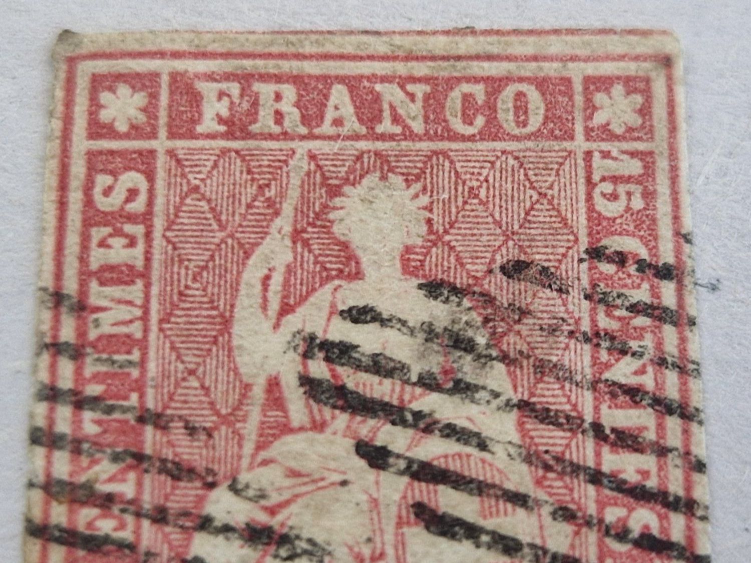Alle Briefmarken: Strubel 24A, ab 1.- – Gebraucht aus Burgdorf von Glossy01 1