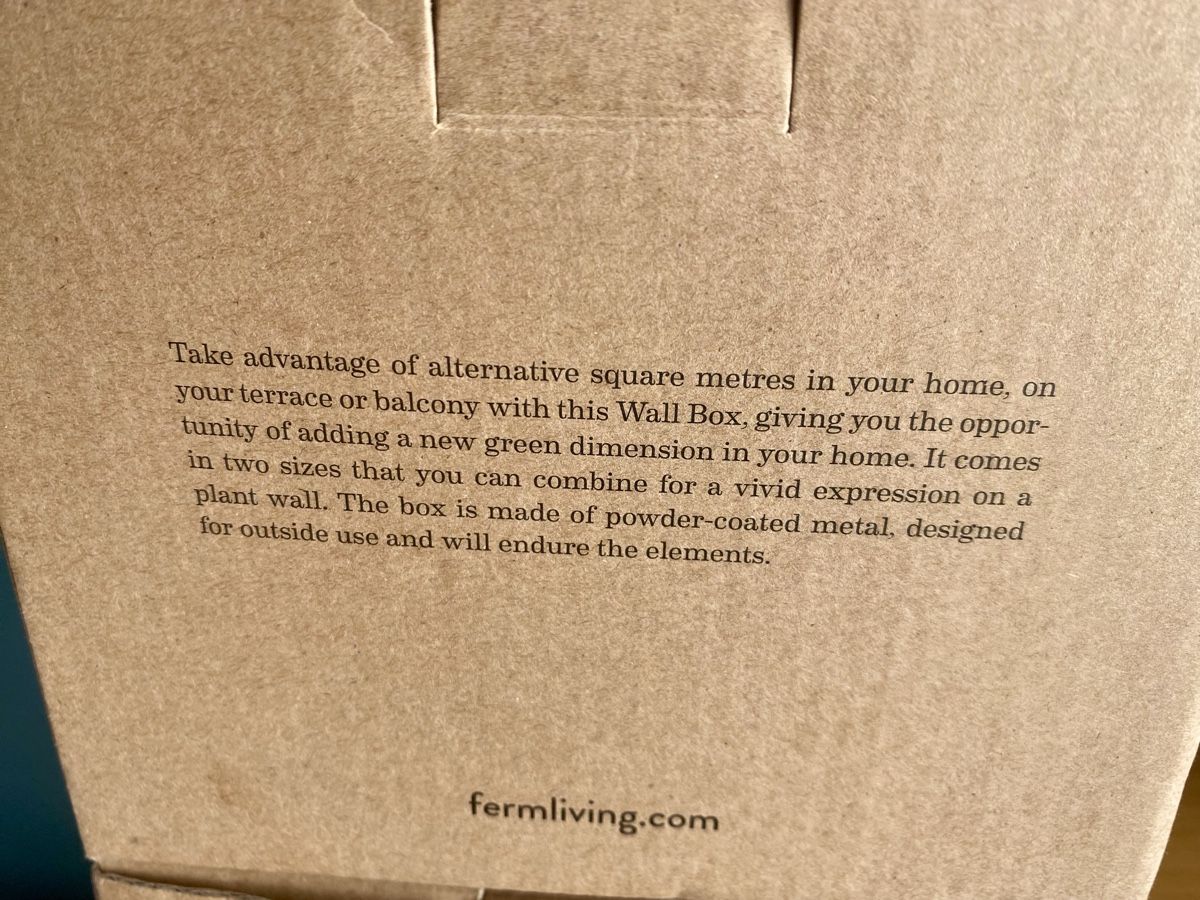 Ferm living Blumentöpfe: 2x Ferm Living Wall Box Square – Neu und originalverpackt aus Lausanne von HomeDepose 4