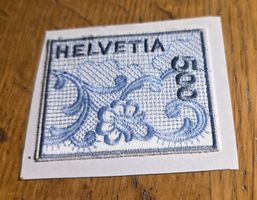 Sondermarken stickerei 5 00 St.Gallen 2000 mit Stempel