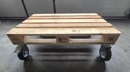 Europalette fahrbar, mit Räder, mobile Palette