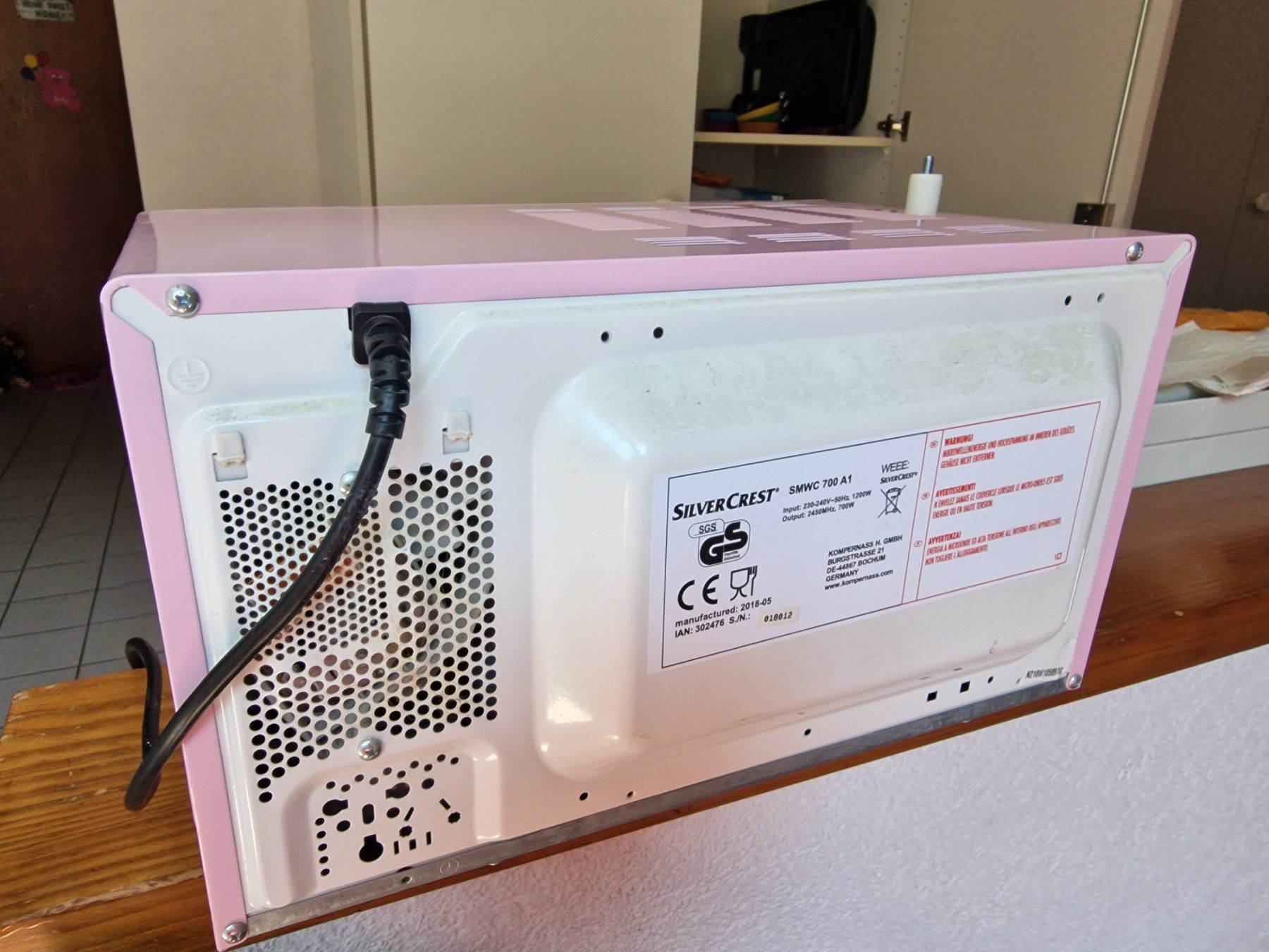SilverCrest Appareils de cuisine: Mikrowelle pink – D'occasion à Uerkheim par Lissy176 2