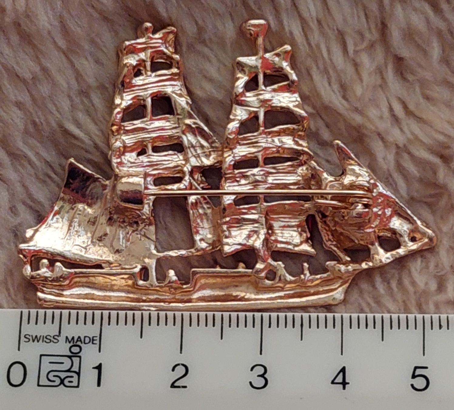 Spille & Fermagli: Rote Segelschiff Brosche – Nuovo (secondo la descrizione) da Oberwil BL venduto da Kukkaniitty 5