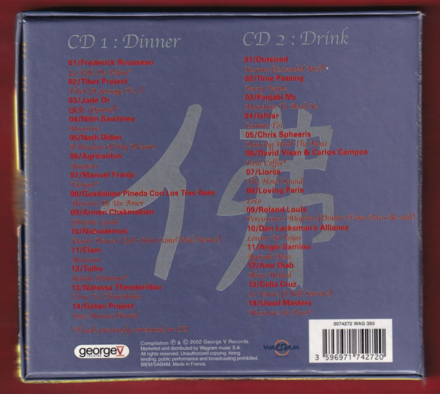 CD: David Visan - Buddha-Bar IV (2 CD) – Usato da Zürich venduto da Pfluftl2000 1