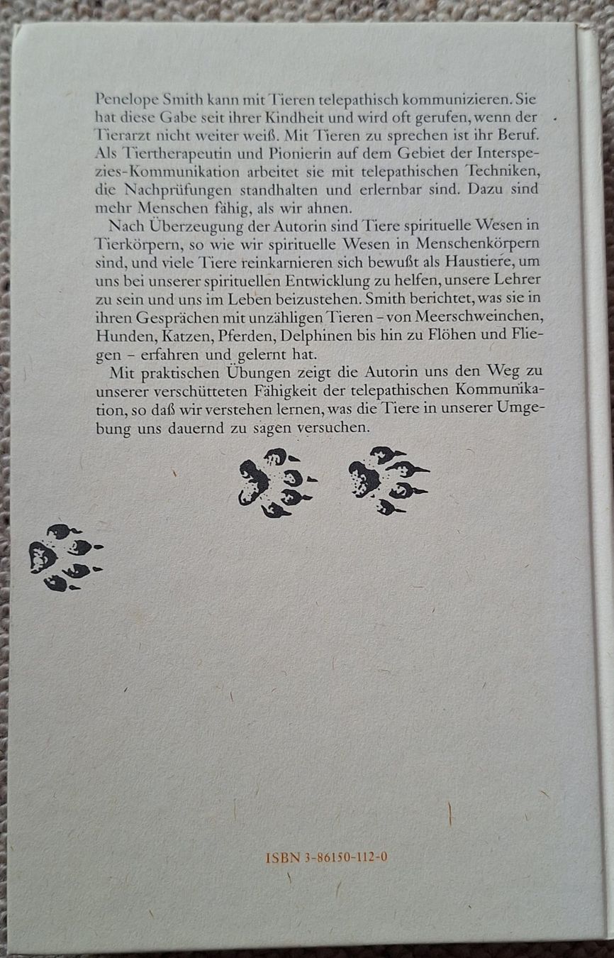 Libri: Gespräche mit Tieren - Penelope Smith – Nuovo (secondo la descrizione) da Opfikon venduto da Carslo5 1