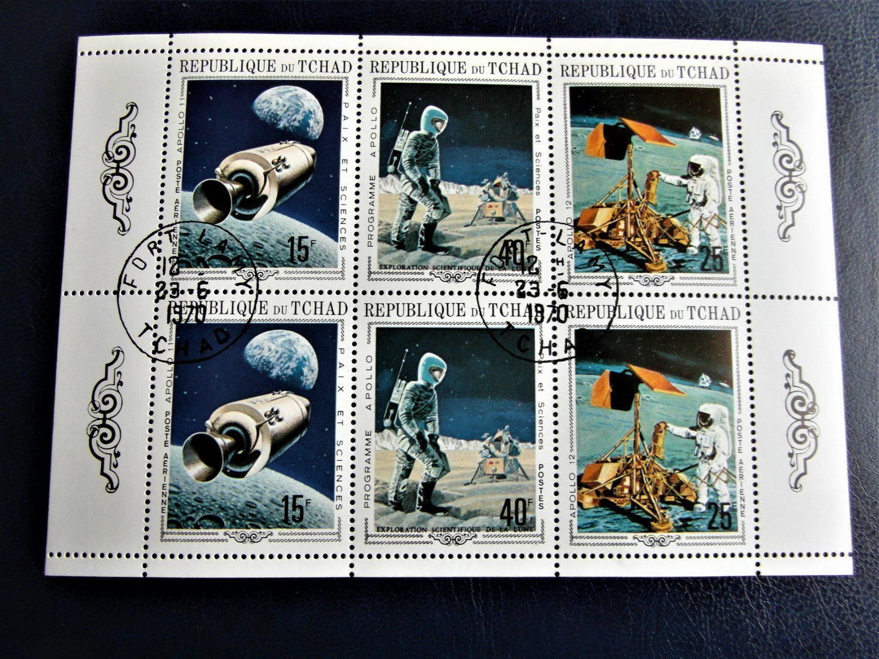 Tutti i francobolli: Raumfahrt  Apollo 12  Block / Kleinbogen aus Tschad – Nuovo (secondo la descrizione) da Lengnau BE venduto da Lanthemann