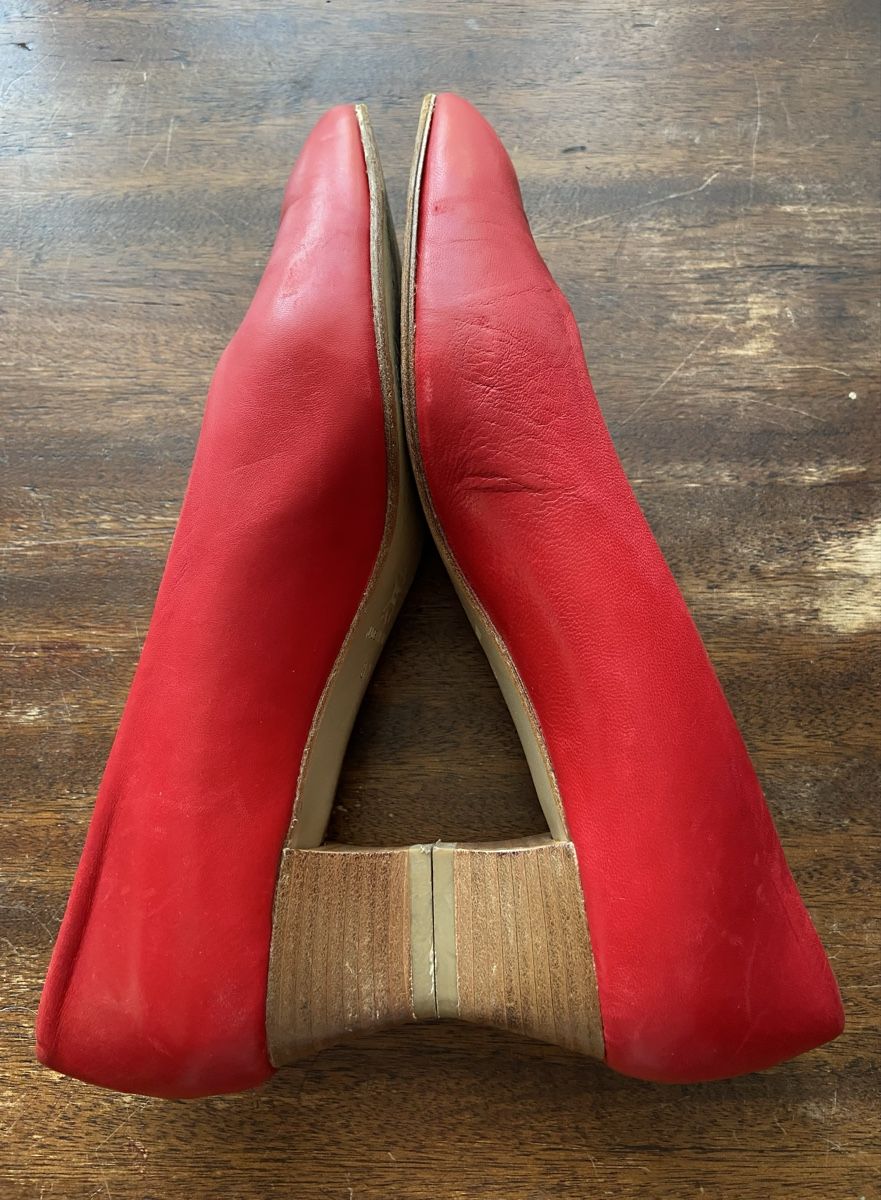 Scarpe da donna: NEW BASIC Pumps Leder rot Grösse 37,5 – Usato da Fislisbach venduto da KolibriSecondhand 3