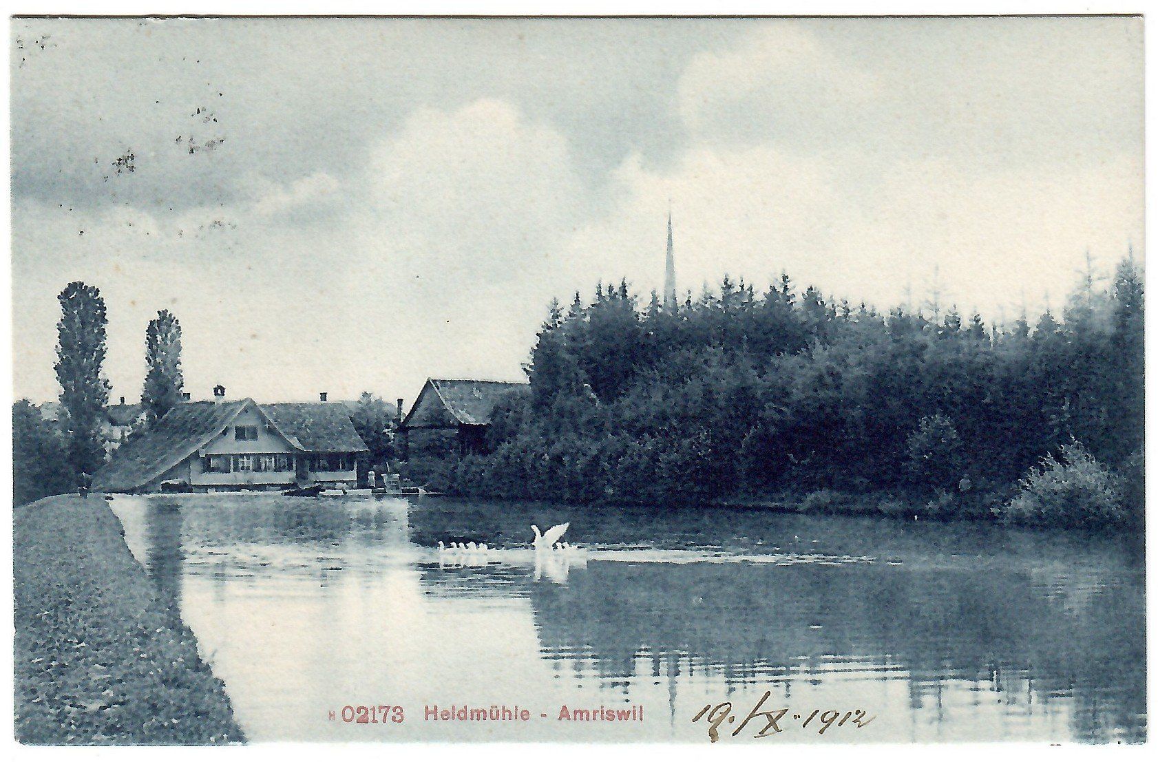 Cartes postales: Ansichtskarte Amriswil,  Heldmühle – D'occasion à Kerns par etma3