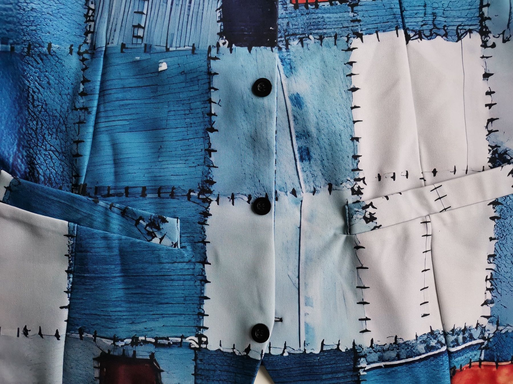 Gilet & Giacche: Herren-Gilet / Patchwork-Stil/ Gr.XXL /NEU! – Nuovo (secondo la descrizione) da Luzern venduto da adonairo 4